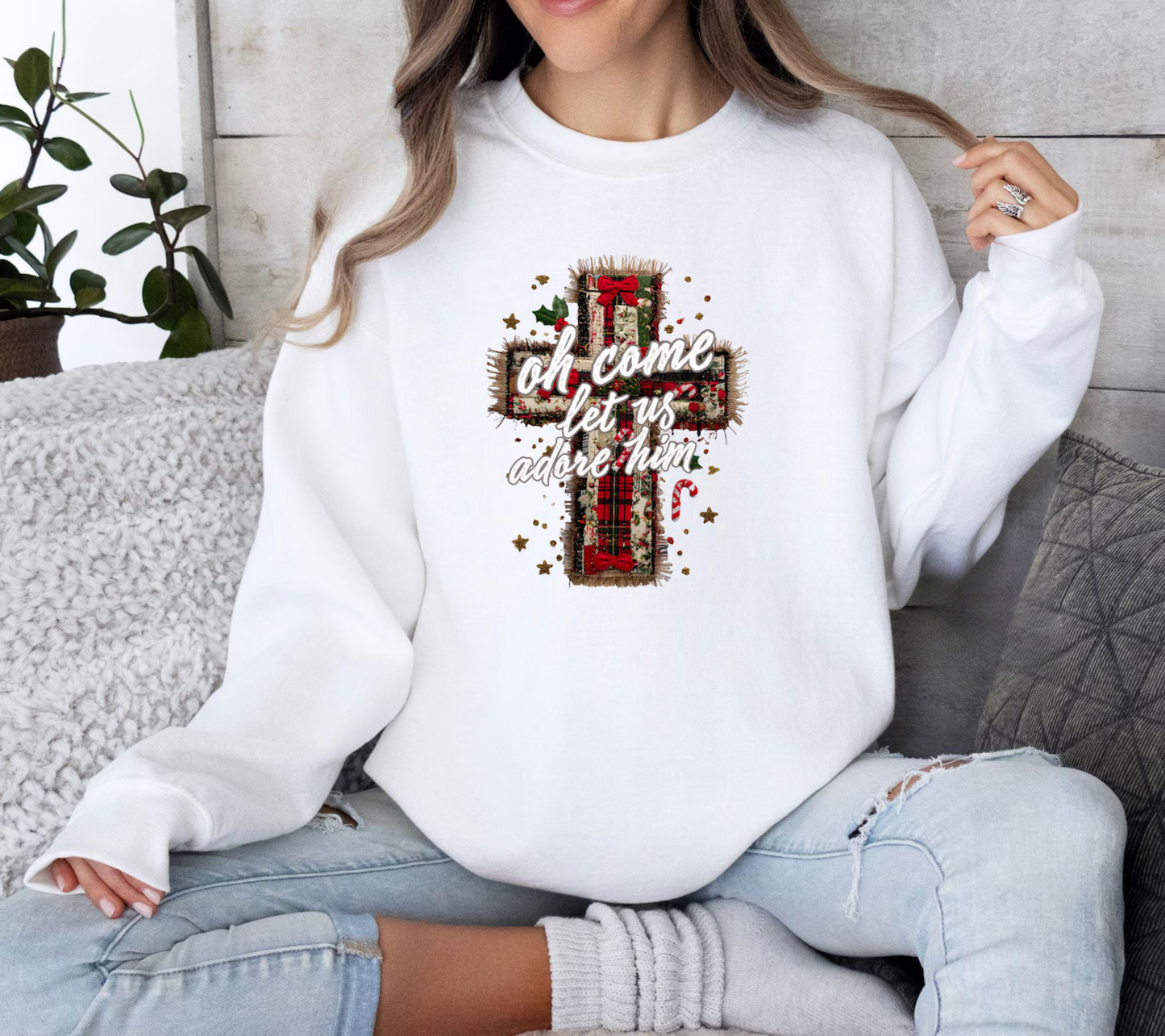 Let Us Adore Him Sweater V6