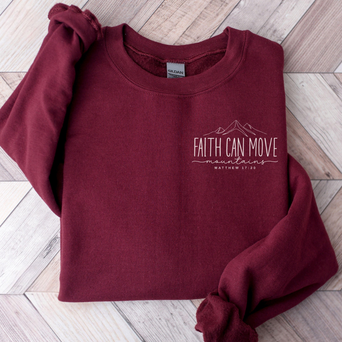Faith Can Move Mountains Sweater V3