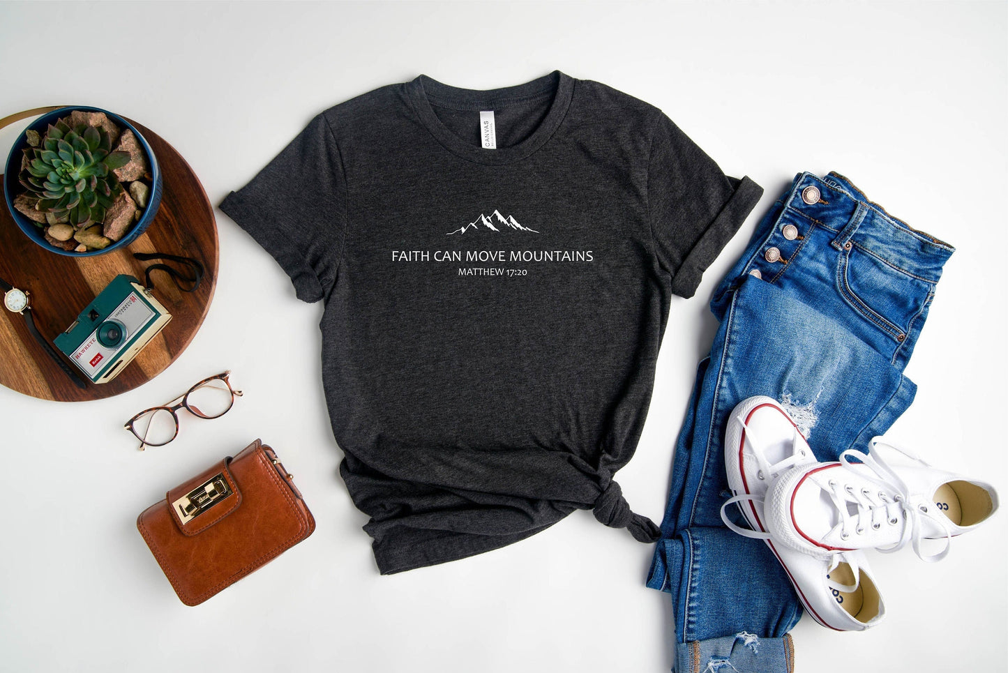 Faith Can Move Mountains Tee V9
