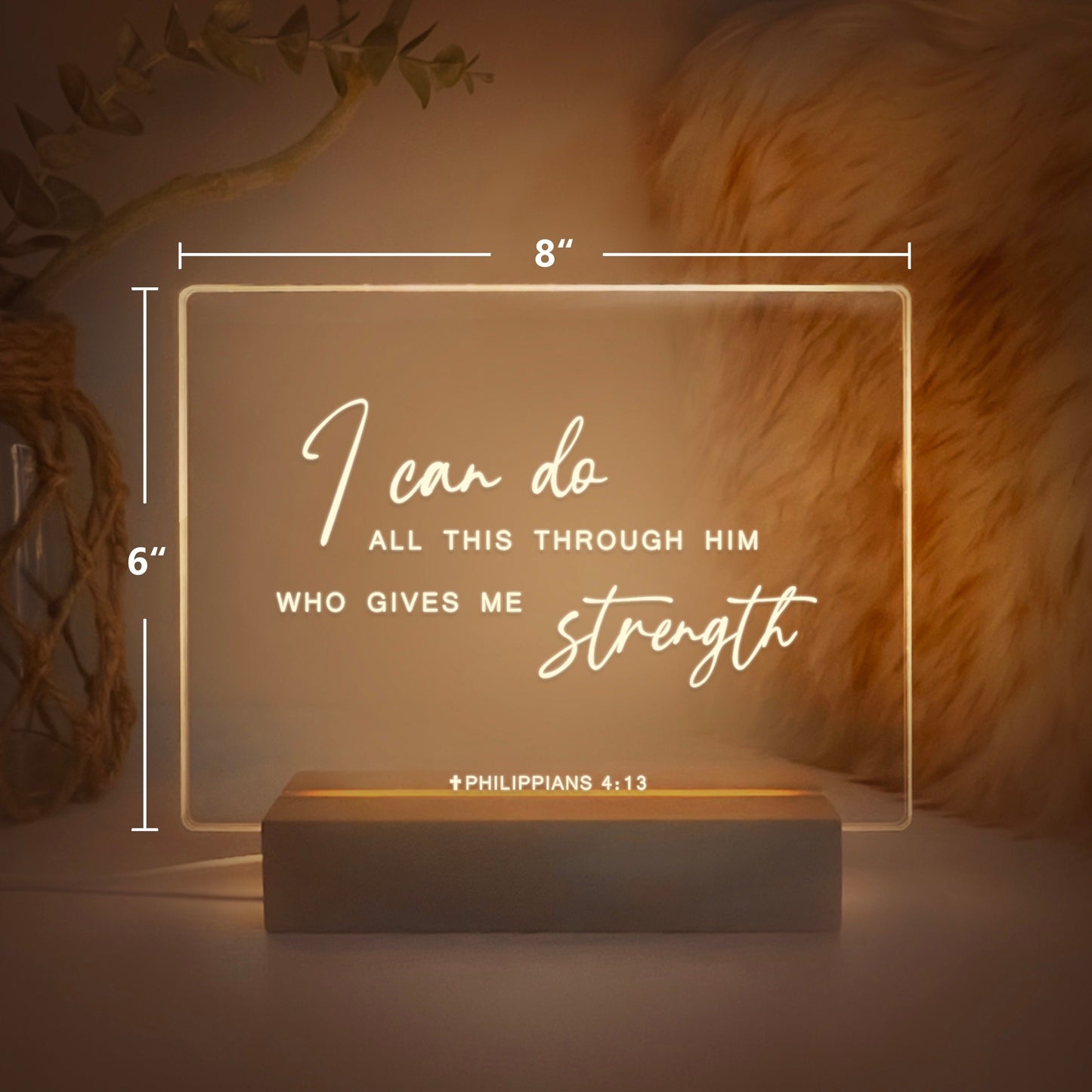 Bible Verse LED Light