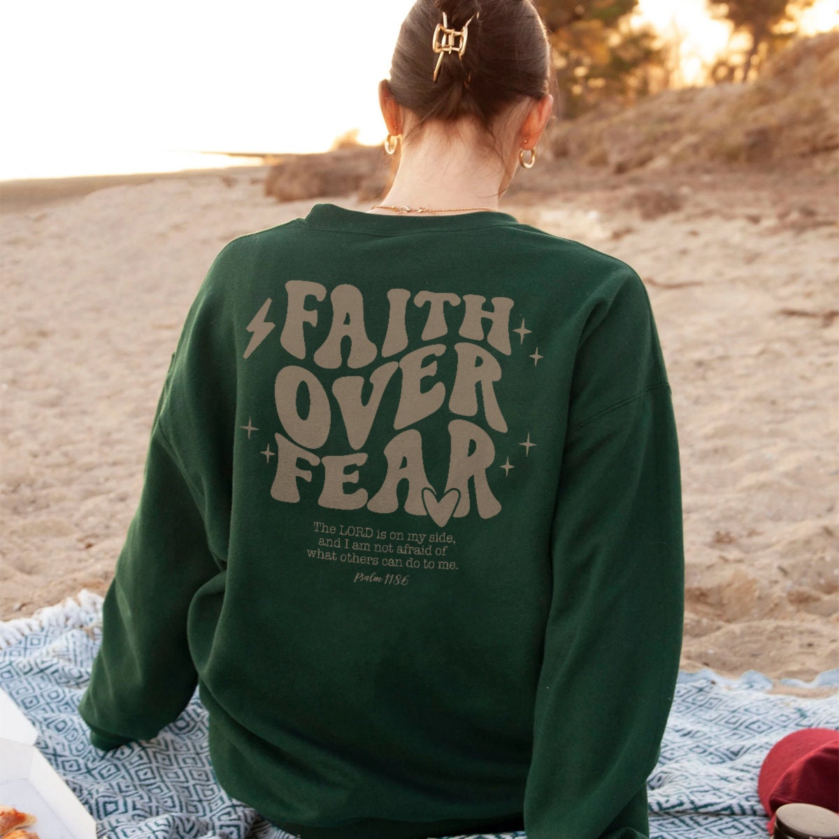 Faith Over Fear Hoodie V9