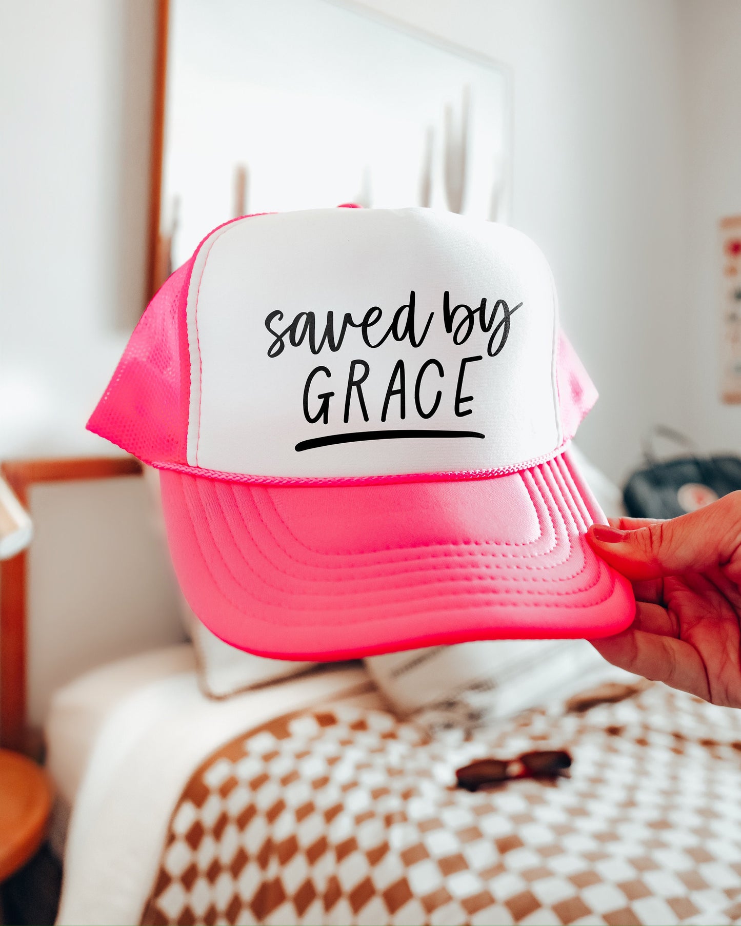 Saved By Grace Hat