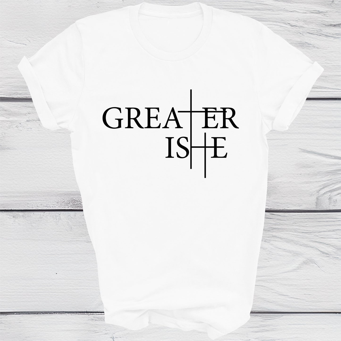 Greater Is He Shirt Jesus T-Shirt