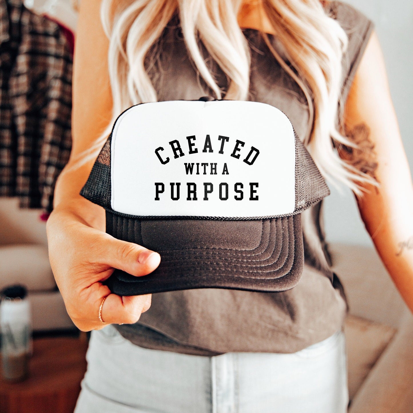 Created With A Purpose Trucker Hat