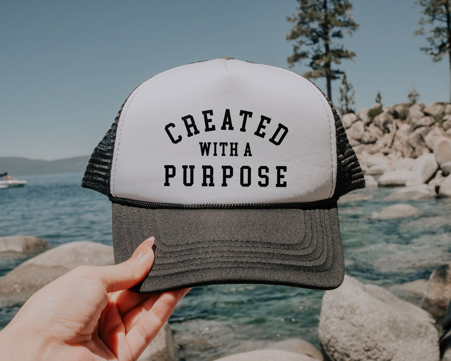 Created With A Purpose Trucker Hat