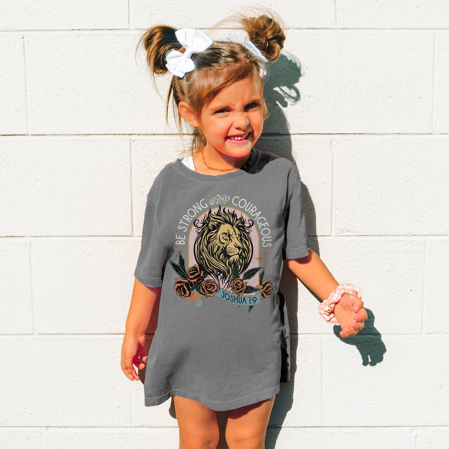 Be Strong & Courageous Kids Tee