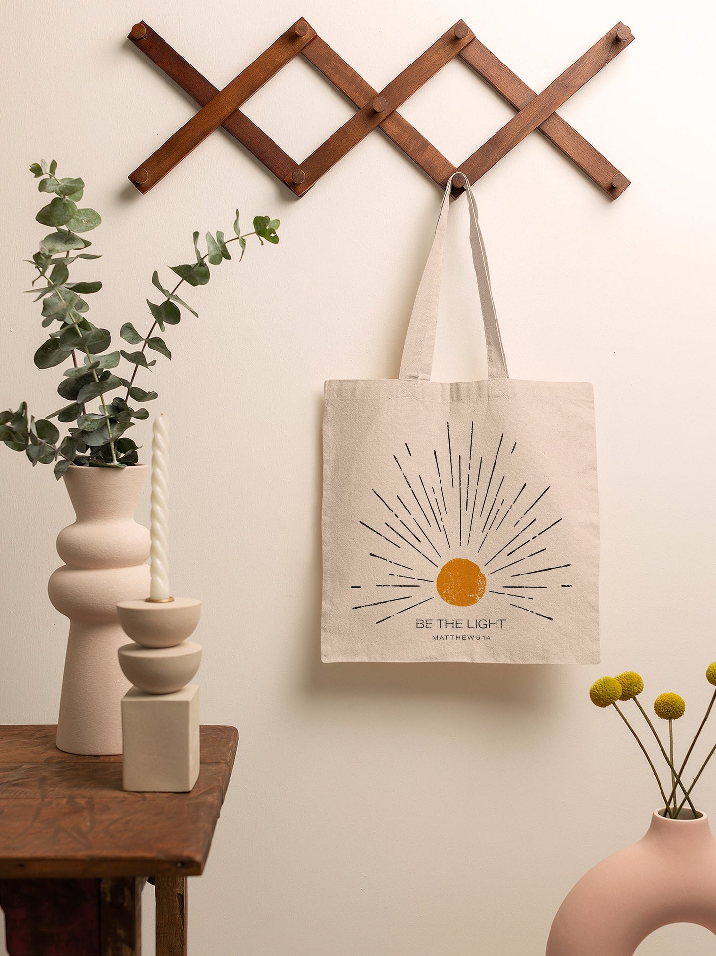 Be The Light Tote Bag