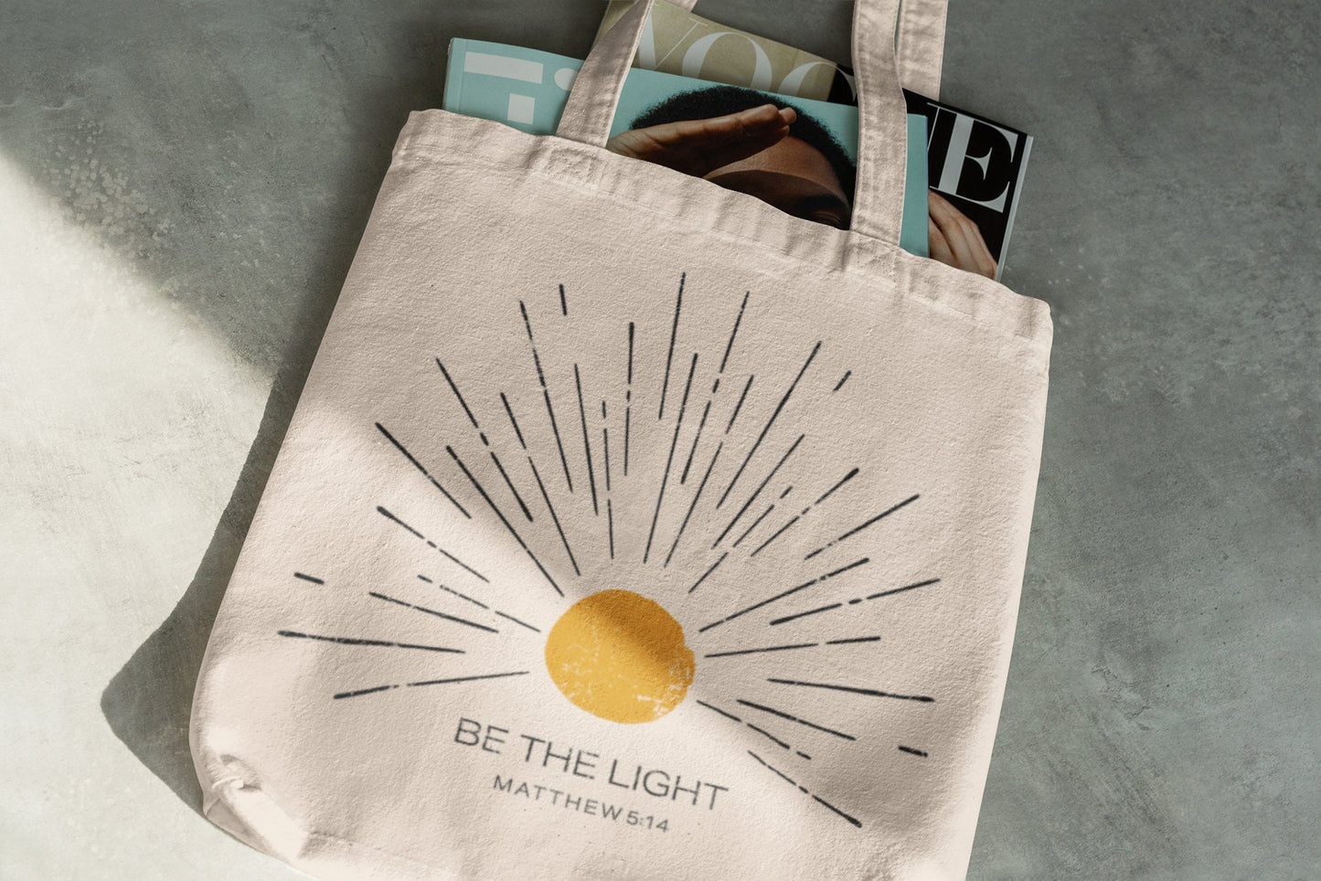 Be The Light Tote Bag