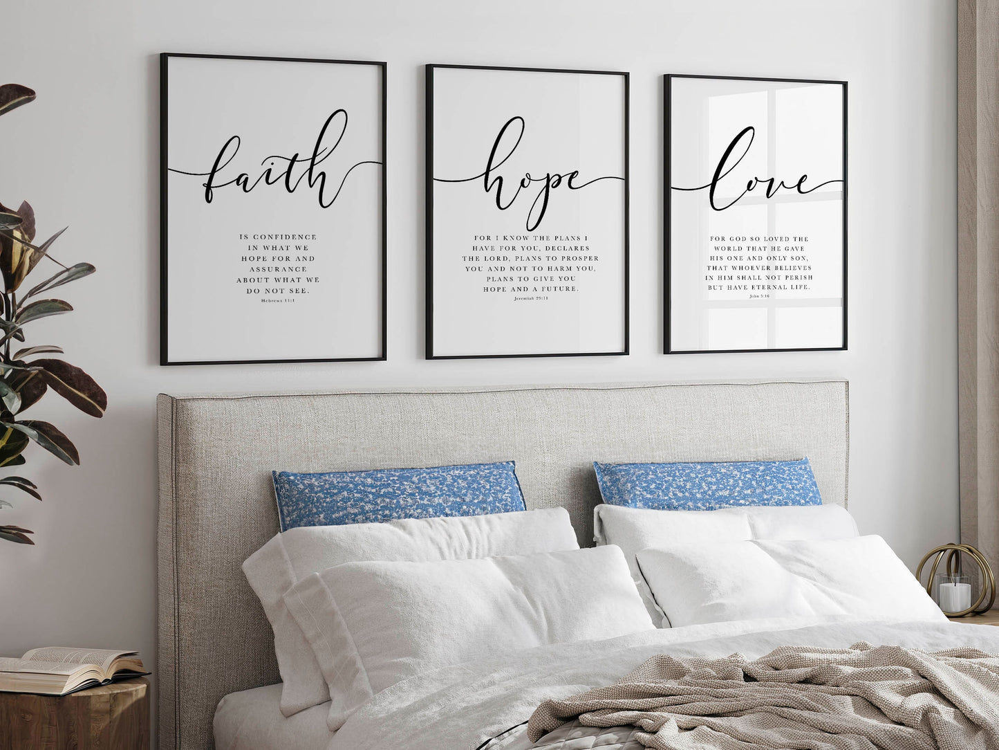 Faith Hope Love Print