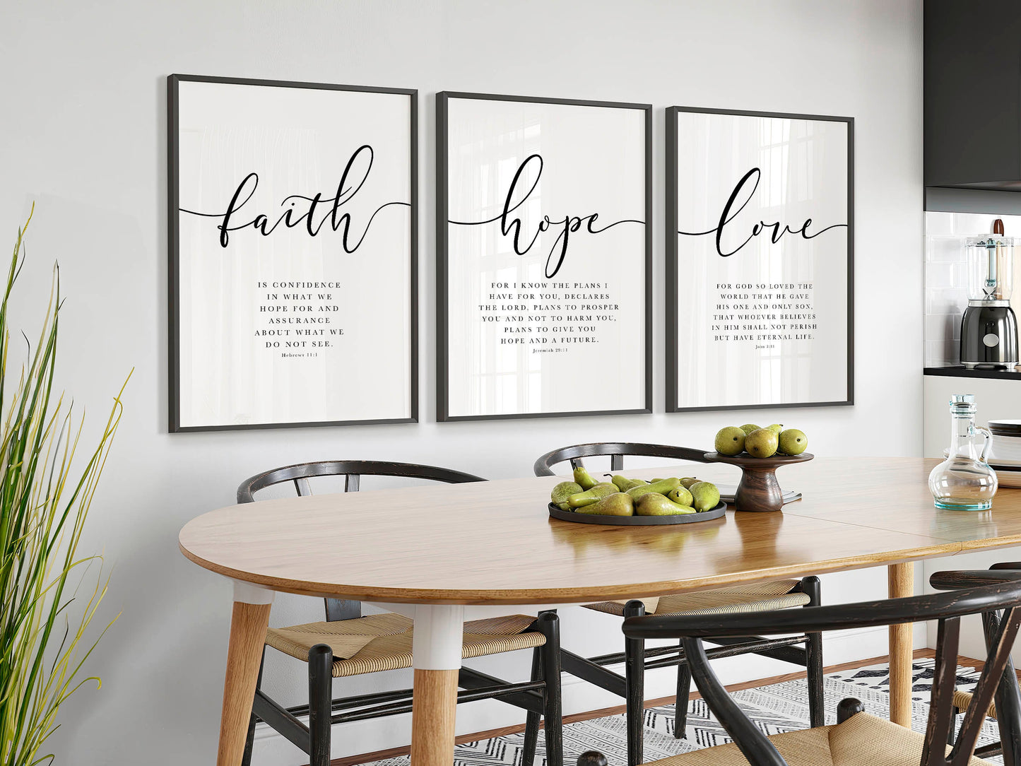 Faith Hope Love Print
