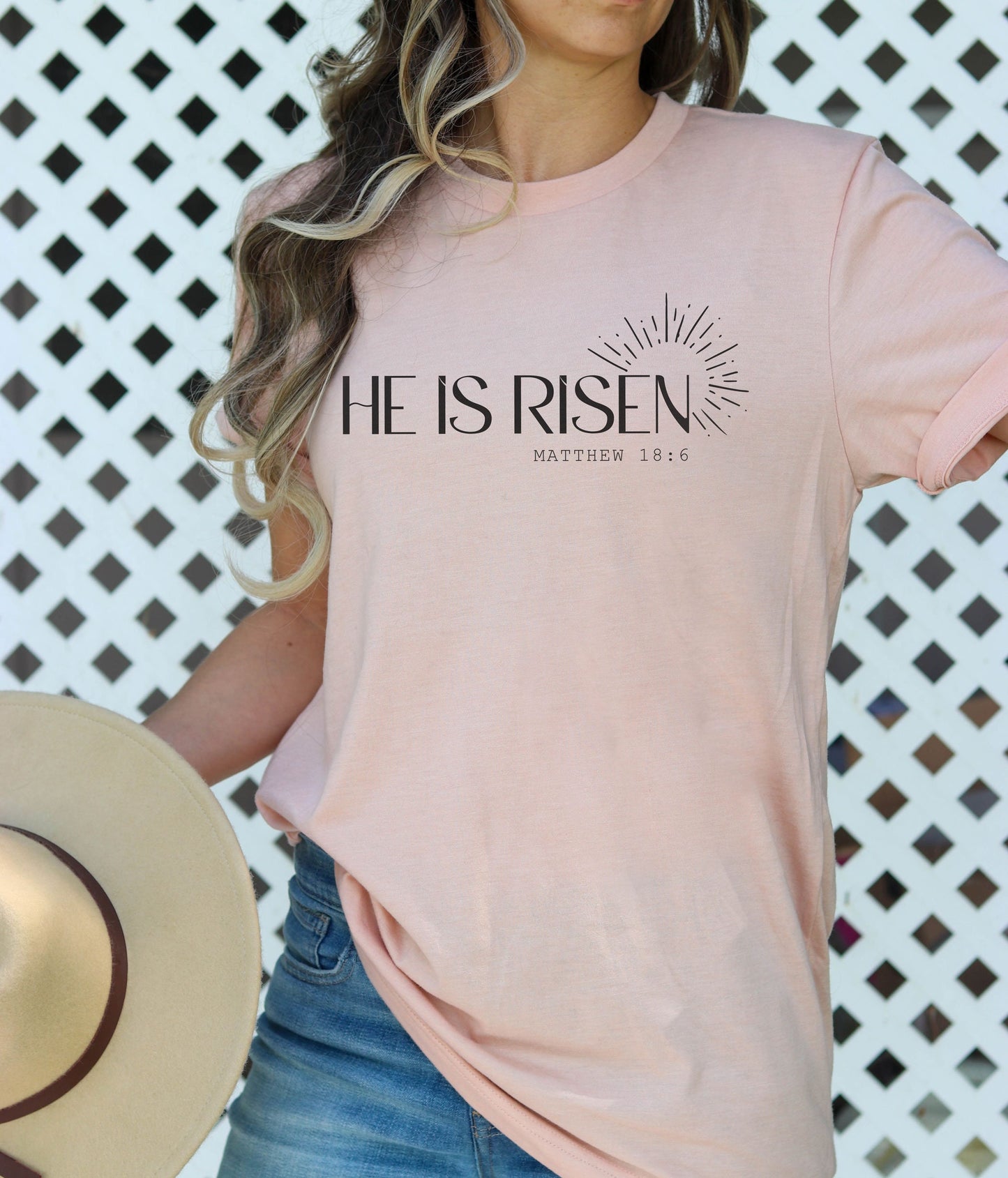 He Is Risen Tee