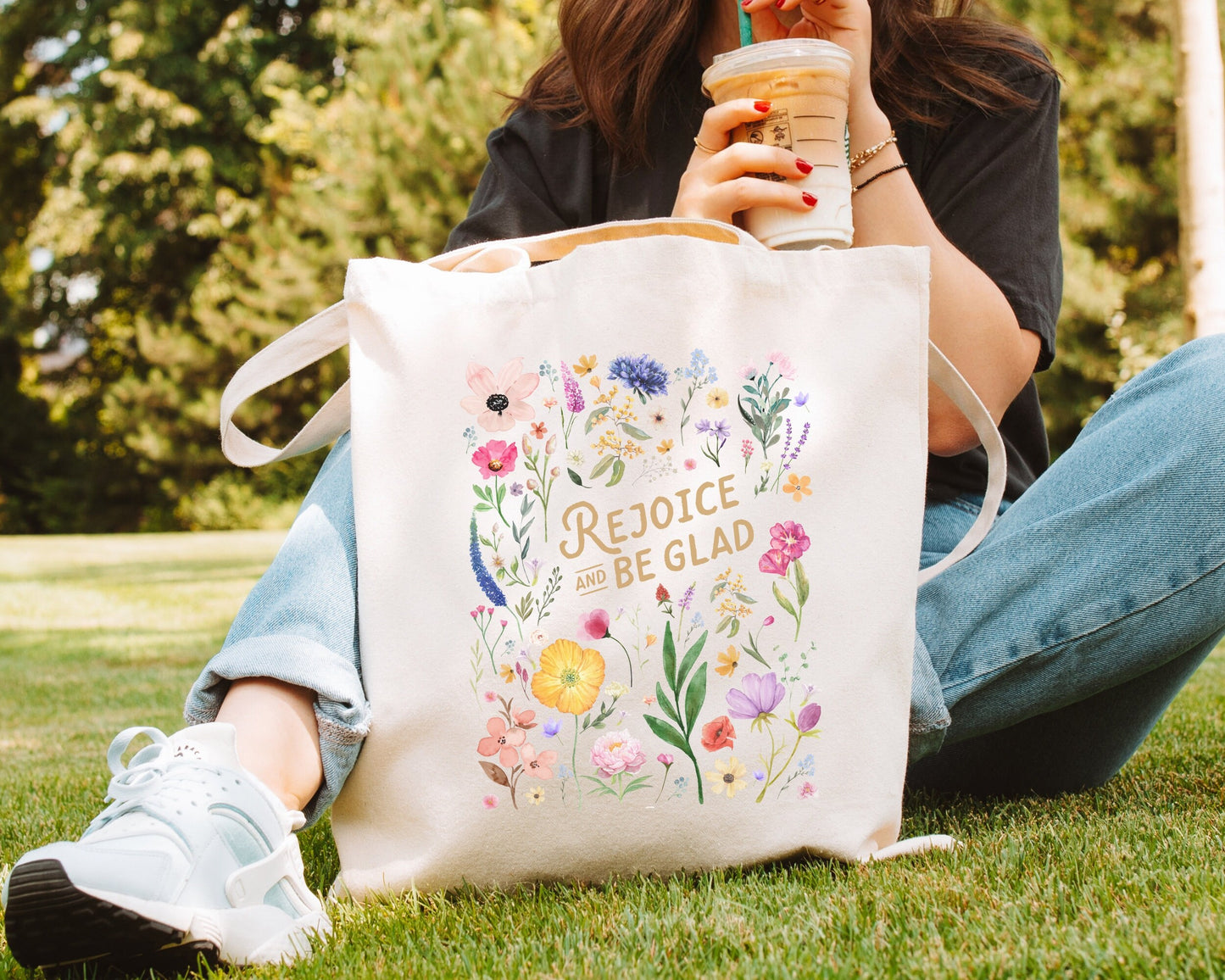Rejoice & Be Glad Tote Bag