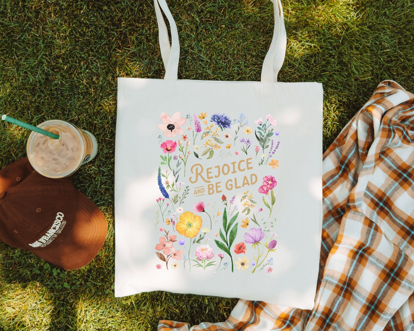 Rejoice & Be Glad Tote Bag