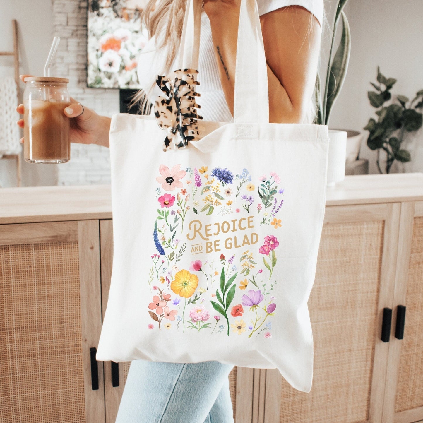 Rejoice & Be Glad Tote Bag