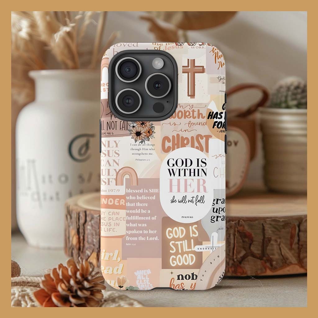 God Is Within Her Phone Case V7