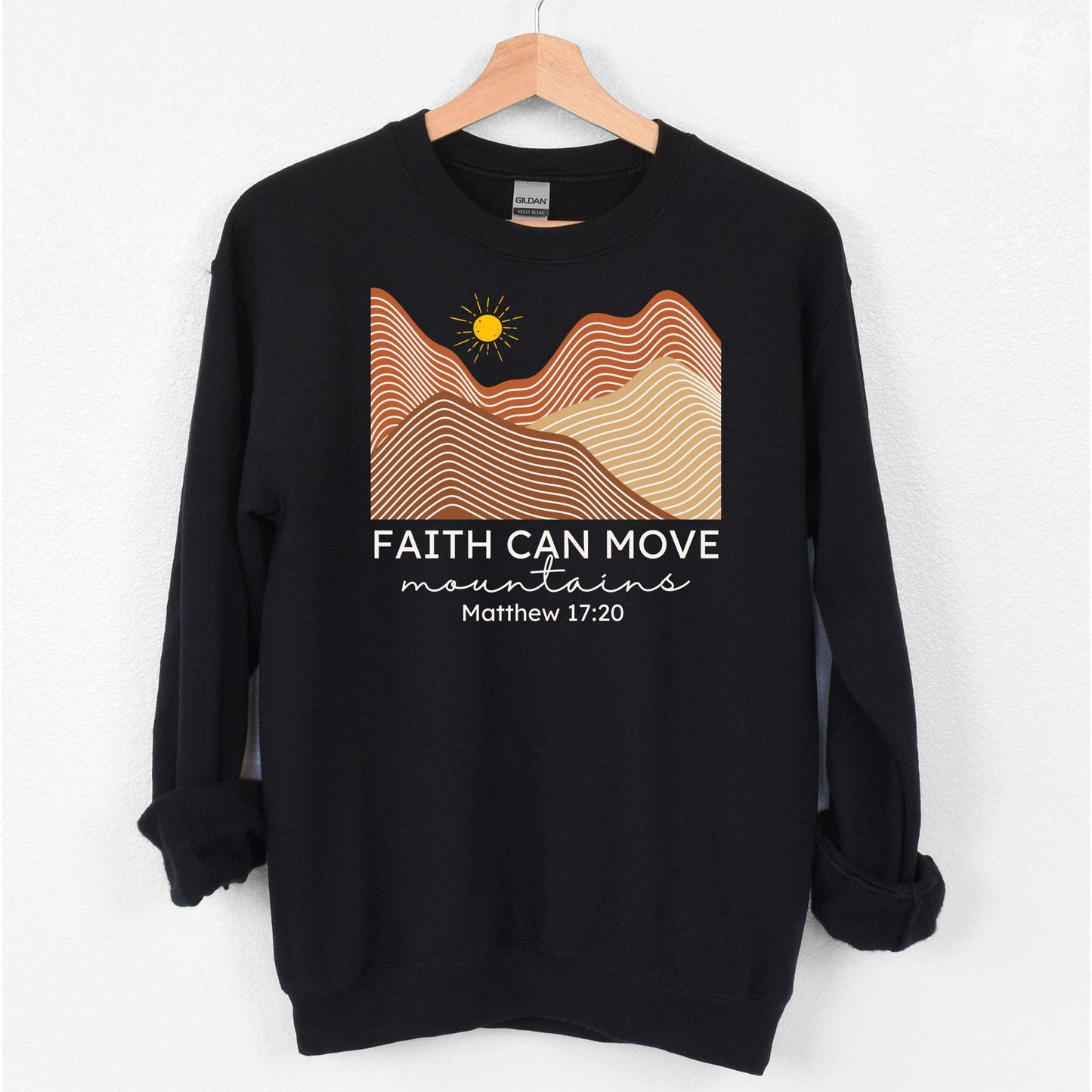 Faith Can Move Mountains Sweater V2