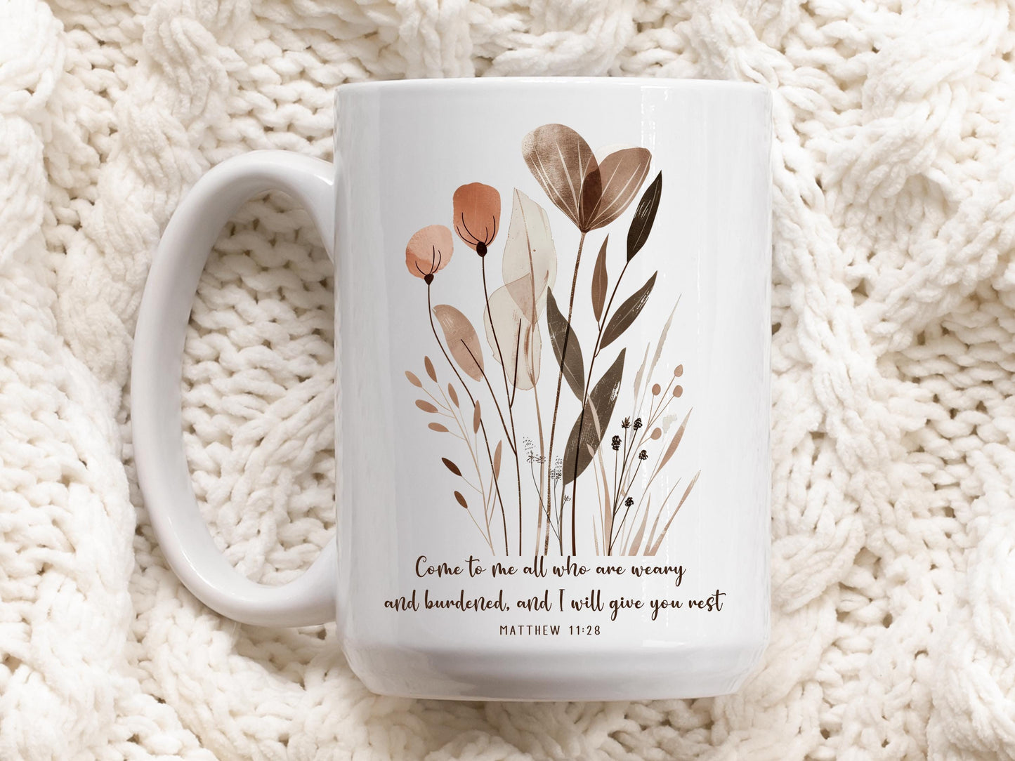 Matthew 11:28 Mug