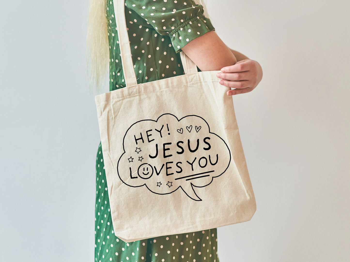 Jesus Loves You Tote Bag
