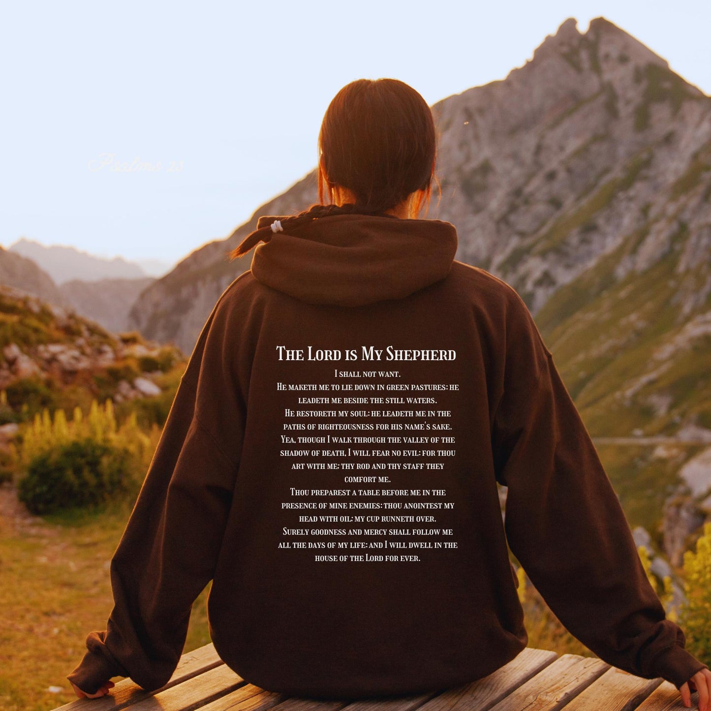 The Lord Is My Shepherd Hoodie V