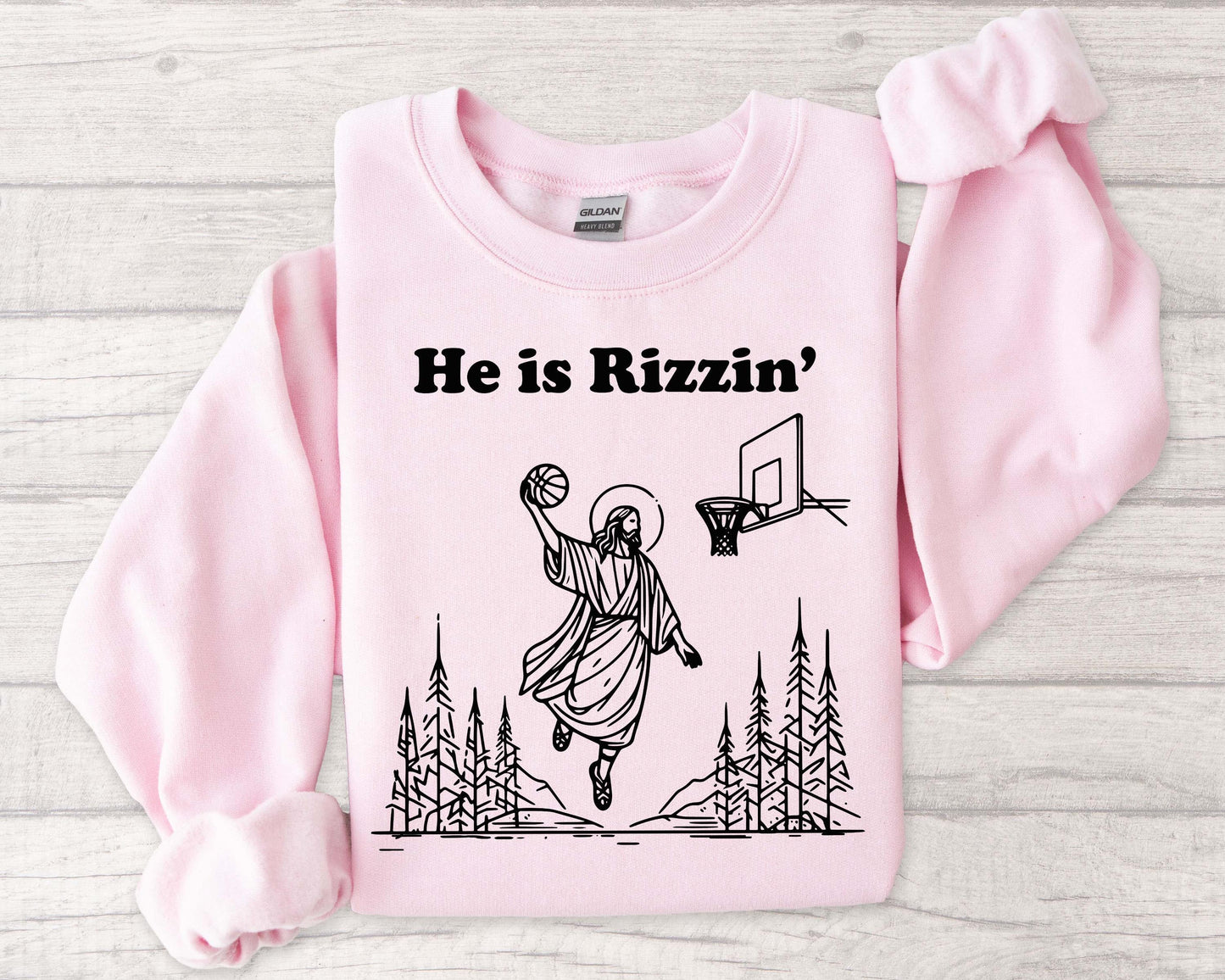 He Is Rizzen Sweater