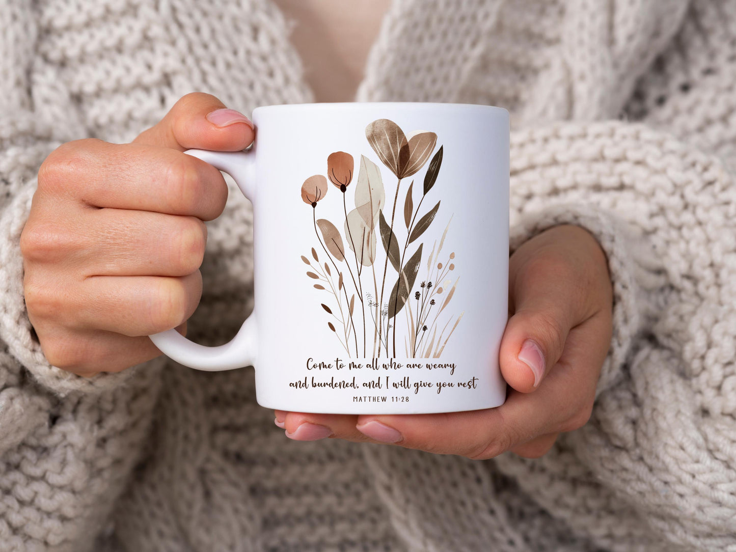 Matthew 11:28 Mug