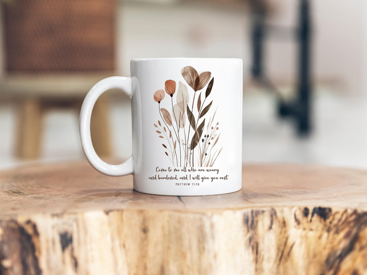 Matthew 11:28 Mug