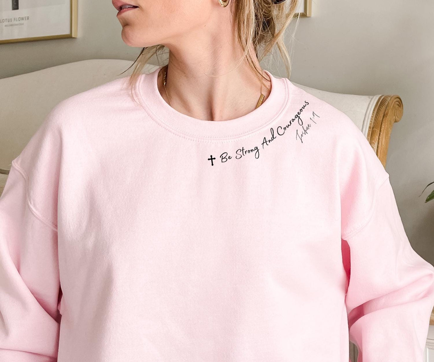 Be Strong And Courageous Sweater V2