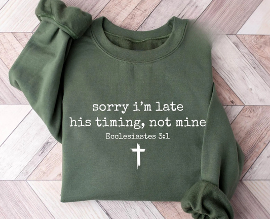 Sorry I'm Late Sweater
