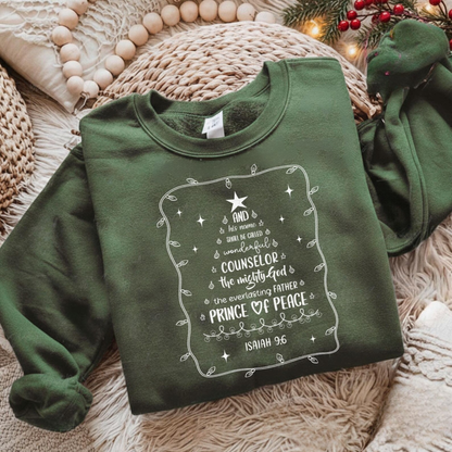 Prince Of Peace Sweater New