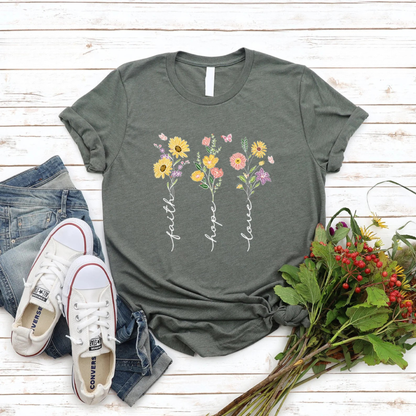 Floral Christian T-Shirt