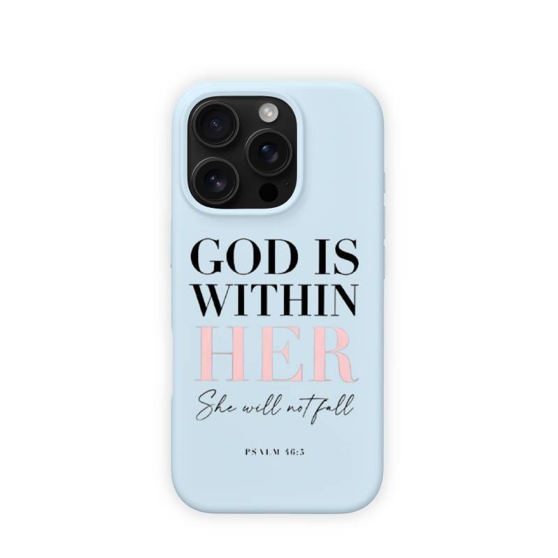 God Is Within Her iPhone Case