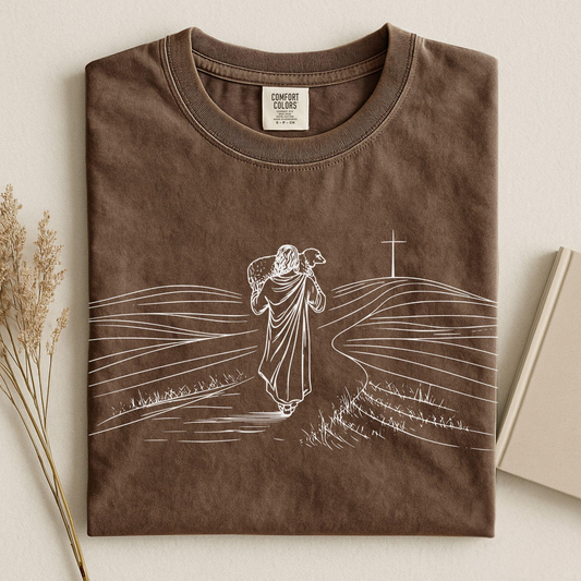 Jesus Holding Sheep Shirt