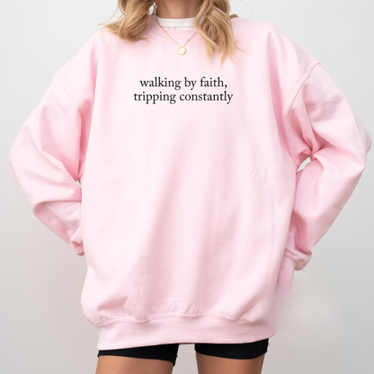 Walking By Faith Sweater New