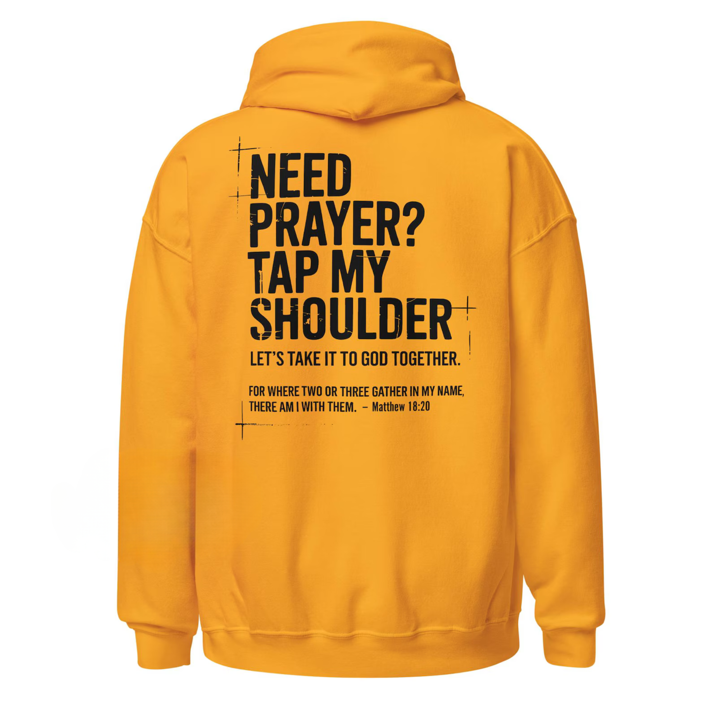 Need Prayer Tap My Shoulder Hoodie