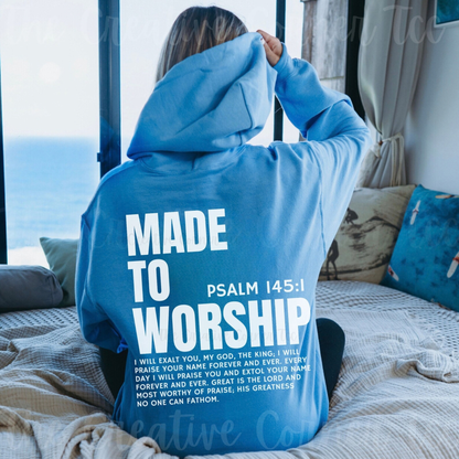 Made To Worship Christian Hoodie