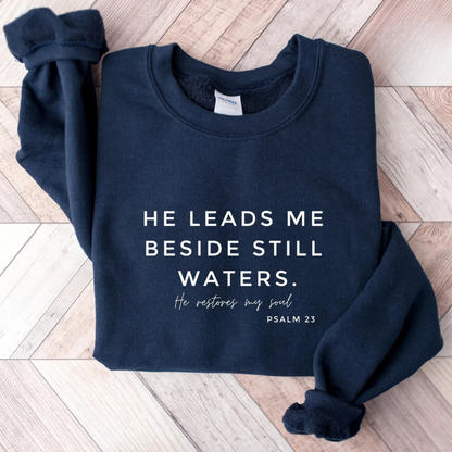 He Leads Me Sweater V2