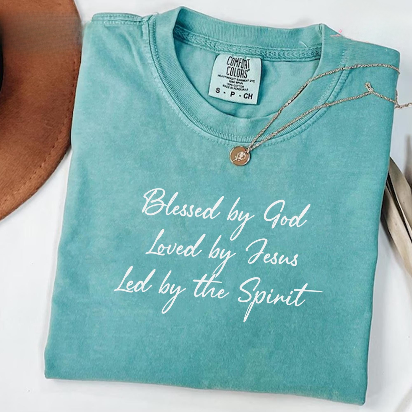Blessed By God Loved By Jesus Tee