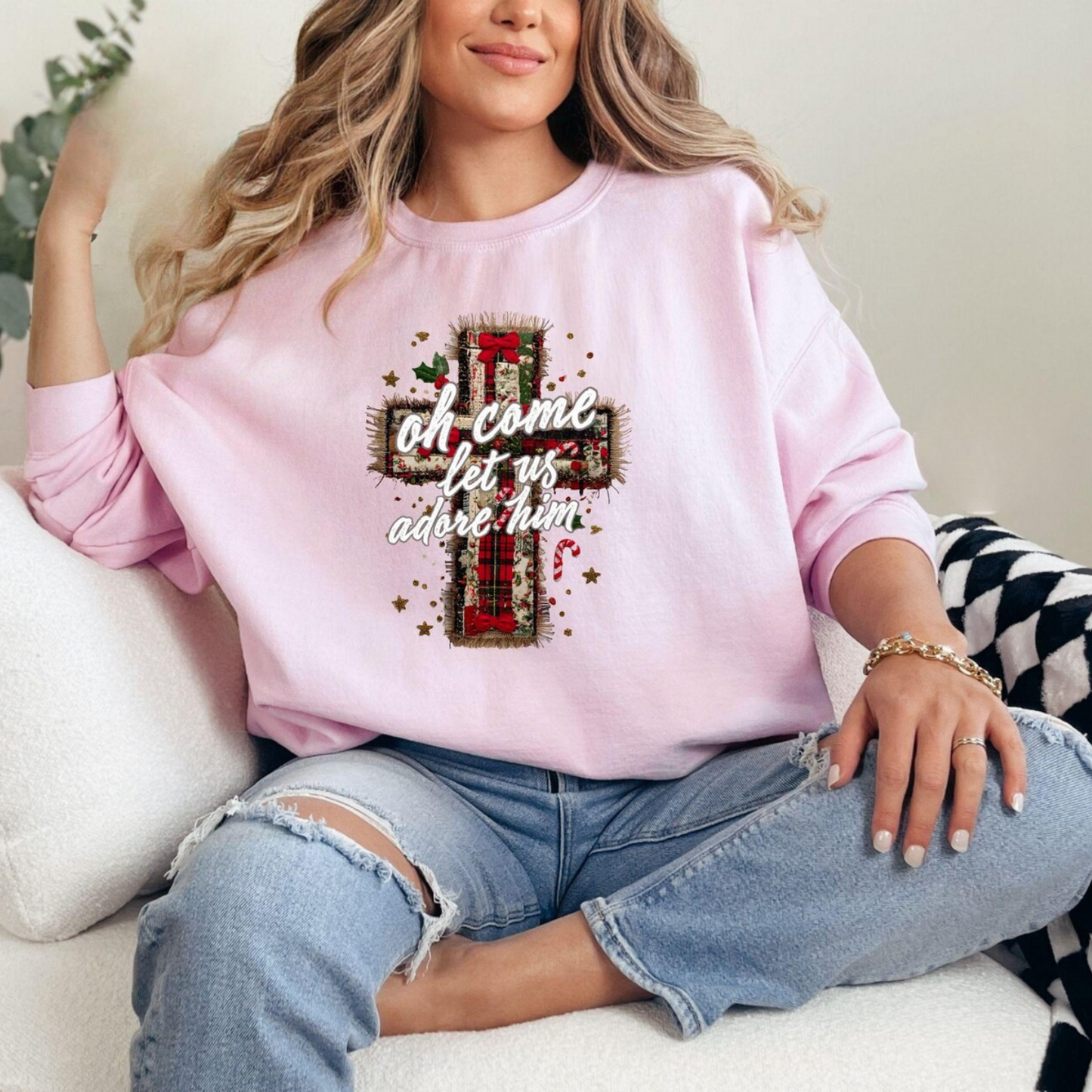 Let Us Adore Him Sweater V6