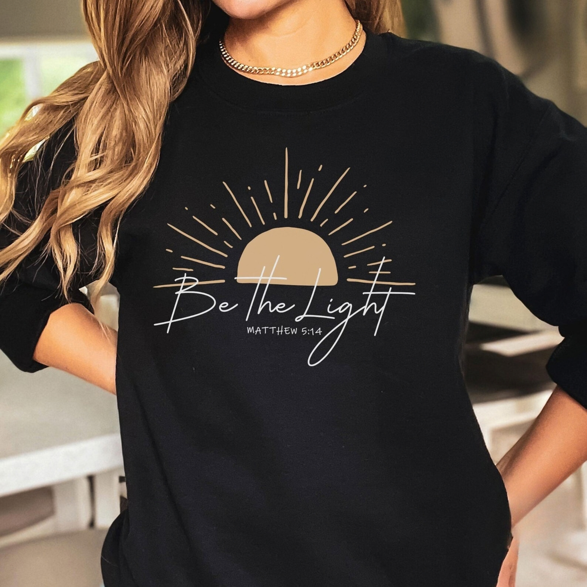 Be The Light Sweater New V12