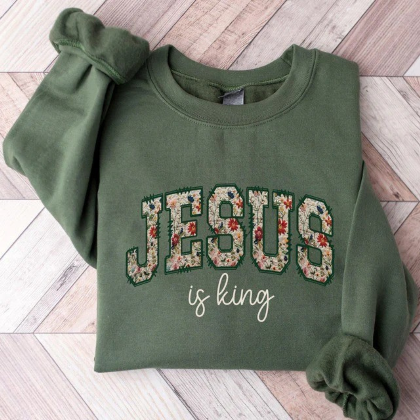 Jesus Is King Sweater V5