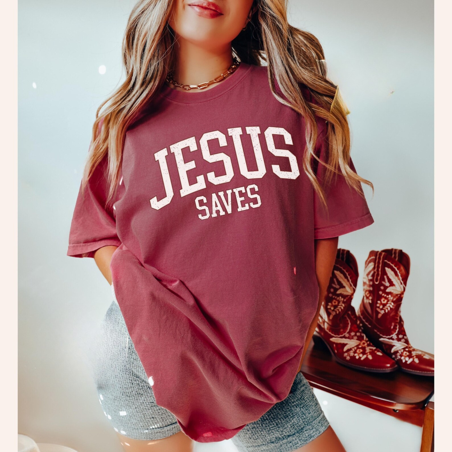 Jesus Saves Tee V11