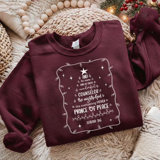 Prince Of Peace Sweater New