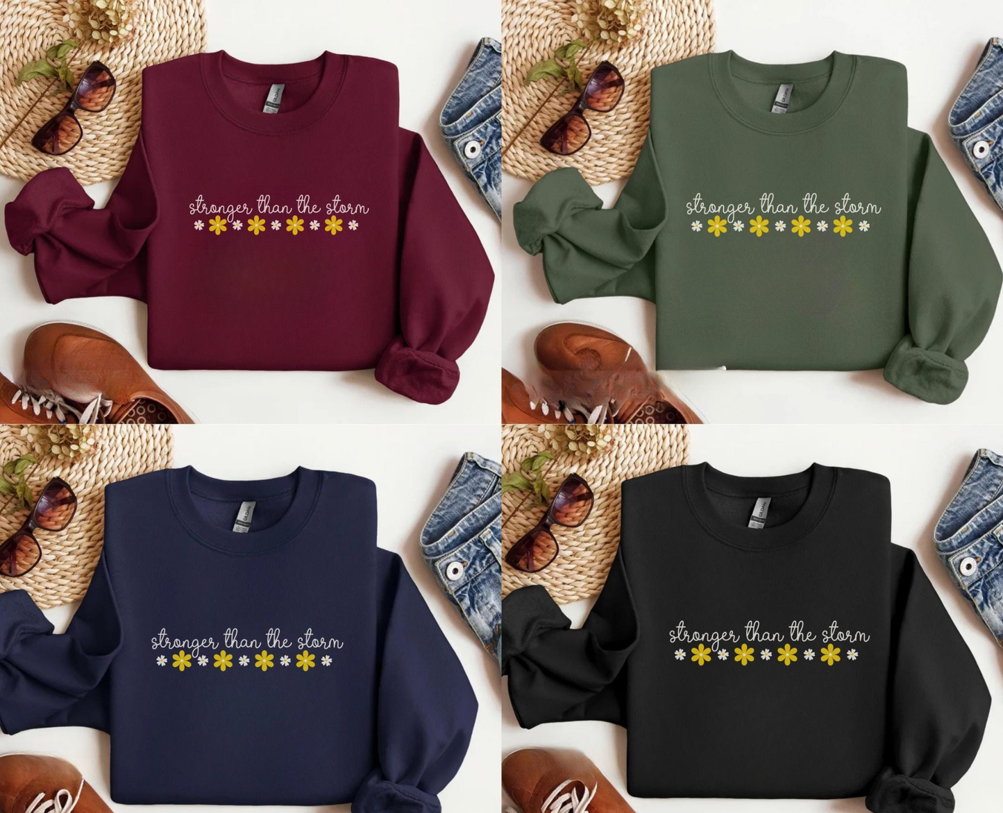 Stronger Than the Storm Sweater V