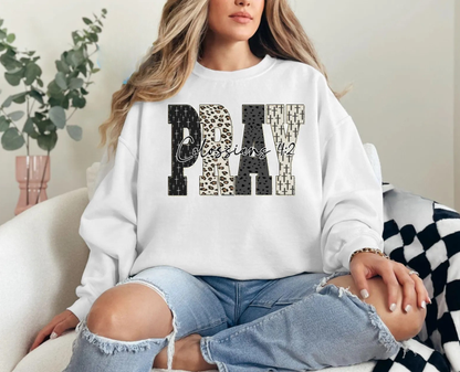 Leopard Pray Sweatshirt