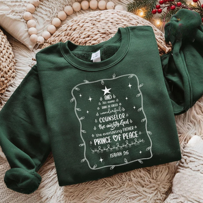 Prince Of Peace Sweater New