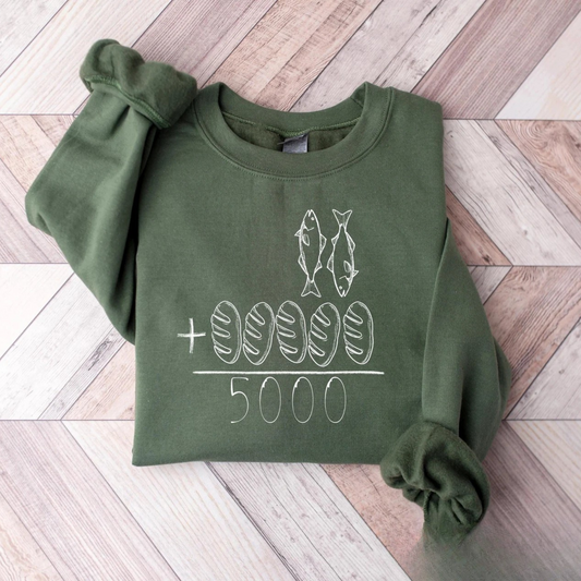 5 Breads & 2 Fish Sweater