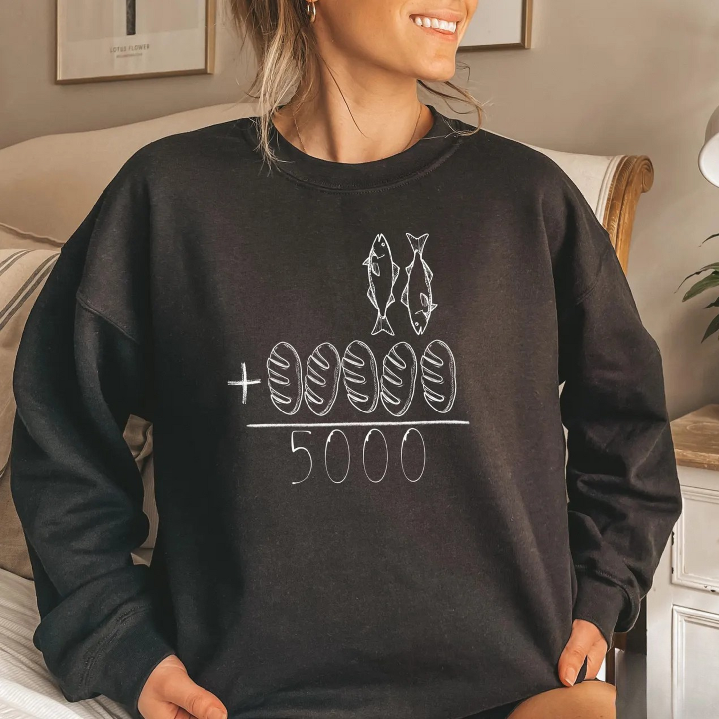 5 Breads & 2 Fish Sweater