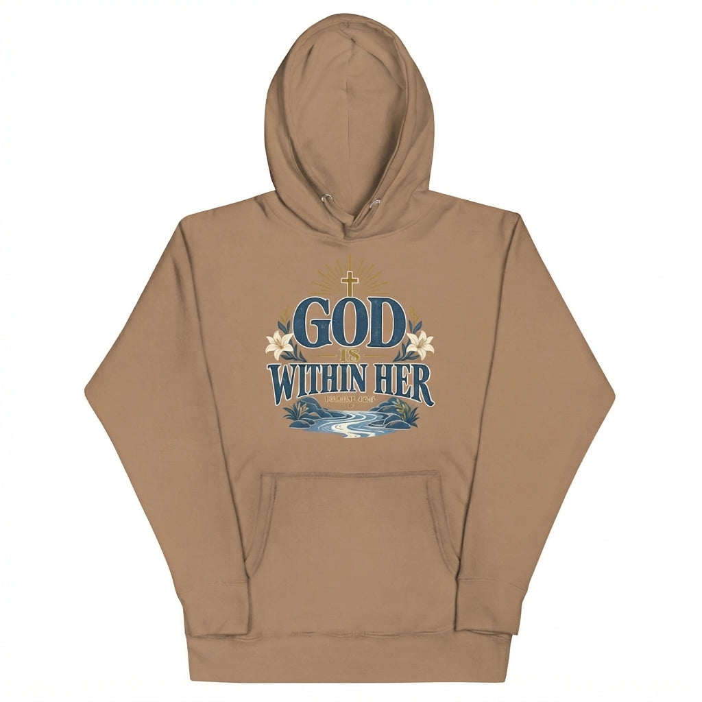 God Is Within Her Christian Hoodie