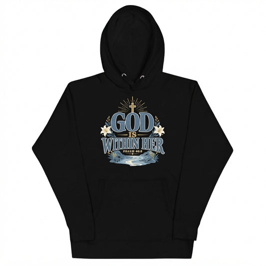 God Is Within Her Christian Hoodie