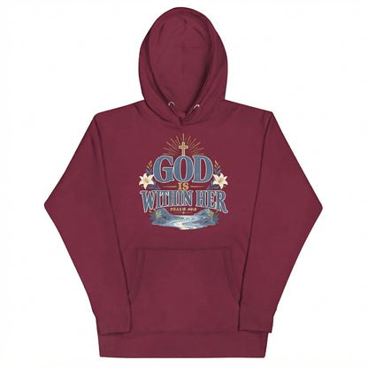 God Is Within Her Christian Hoodie